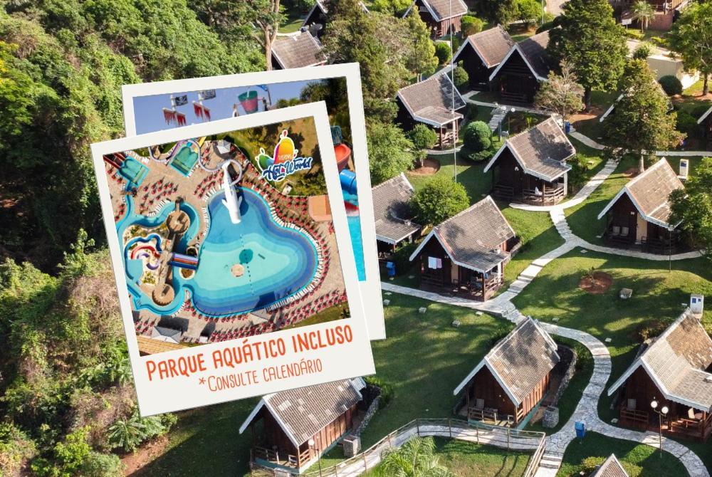 Cabana'S Hotel - Thermas Hot World Monte Siao Exterior photo